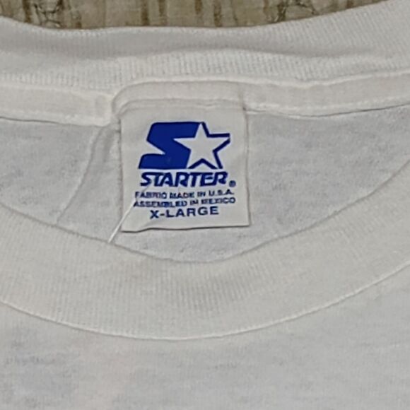 1997 Starter T-Shirt New England Patriots AFC Champions Single Stitch XL NWT - Picture 3 of 9